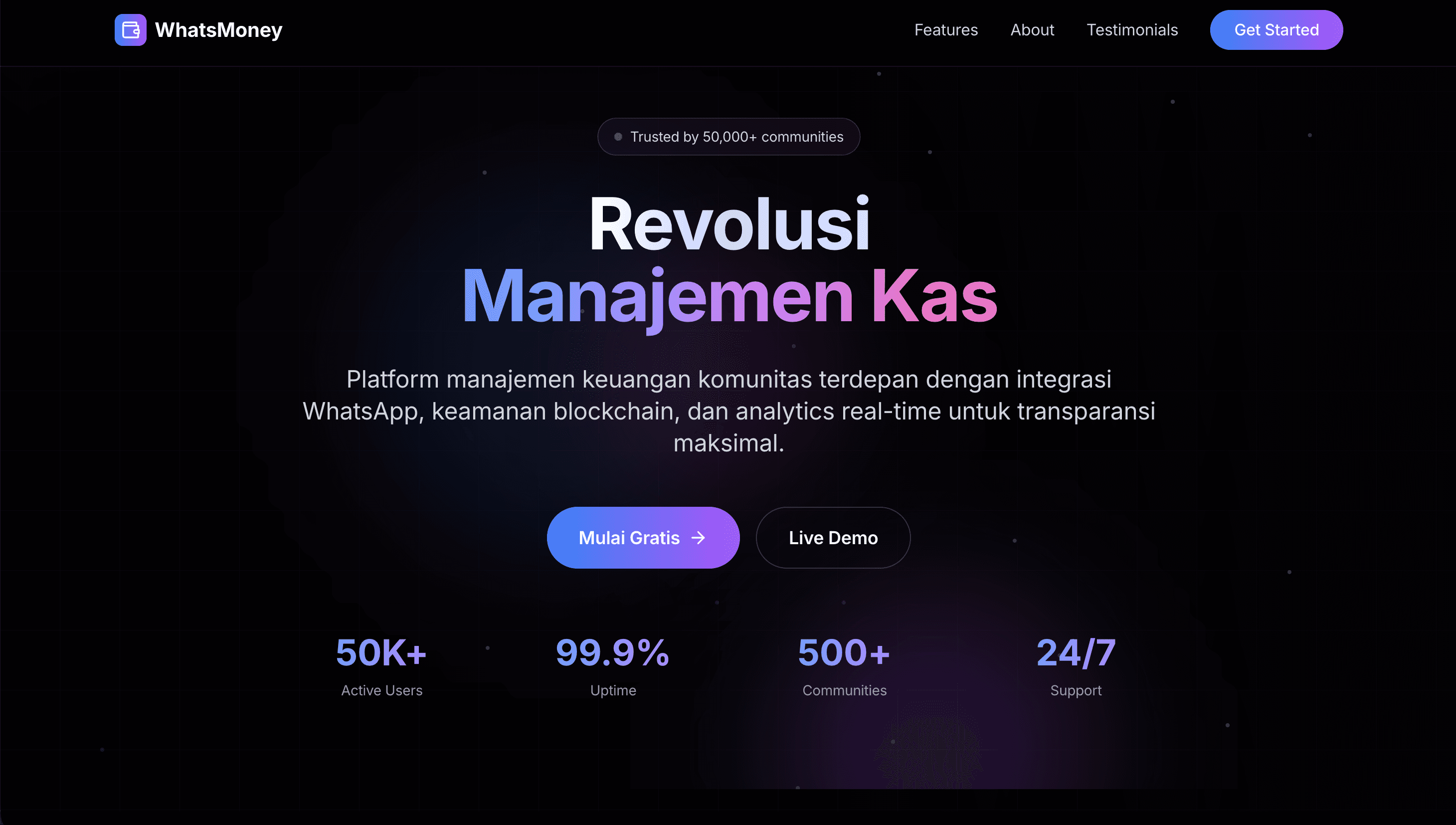 Whatsmoney - Financial Management